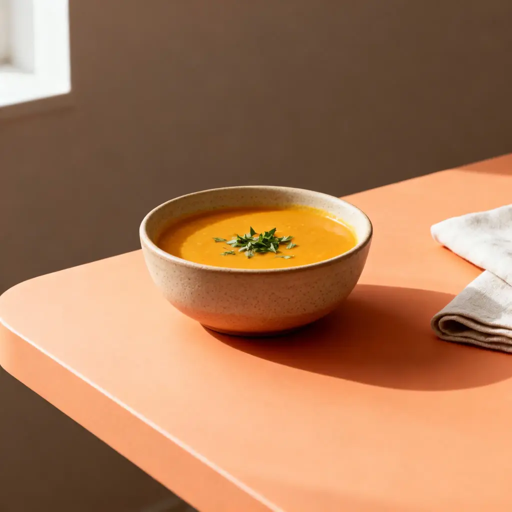 [4404] Velouté de courge au lait de coco