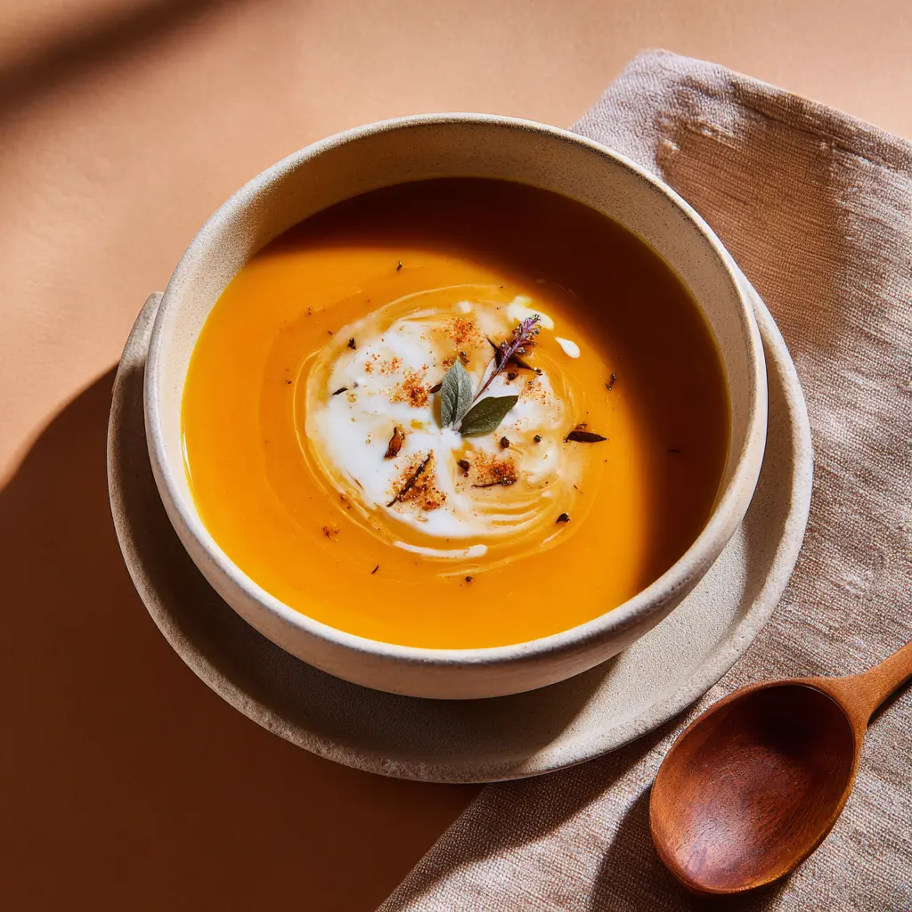 Velouté de potiron aux 4 épices