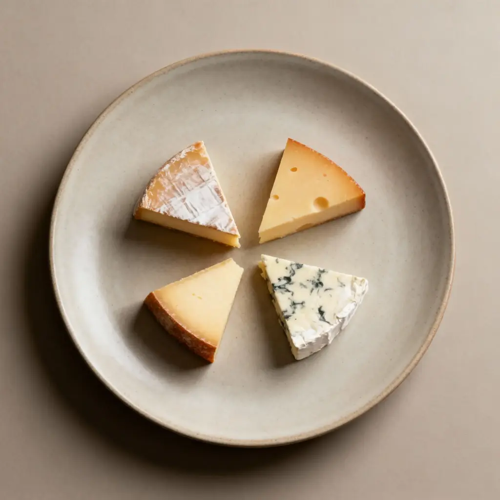 Fromages (20g de brie, 20g d'émmental)