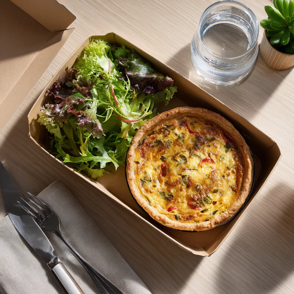 Quiche aux légumes provençaux