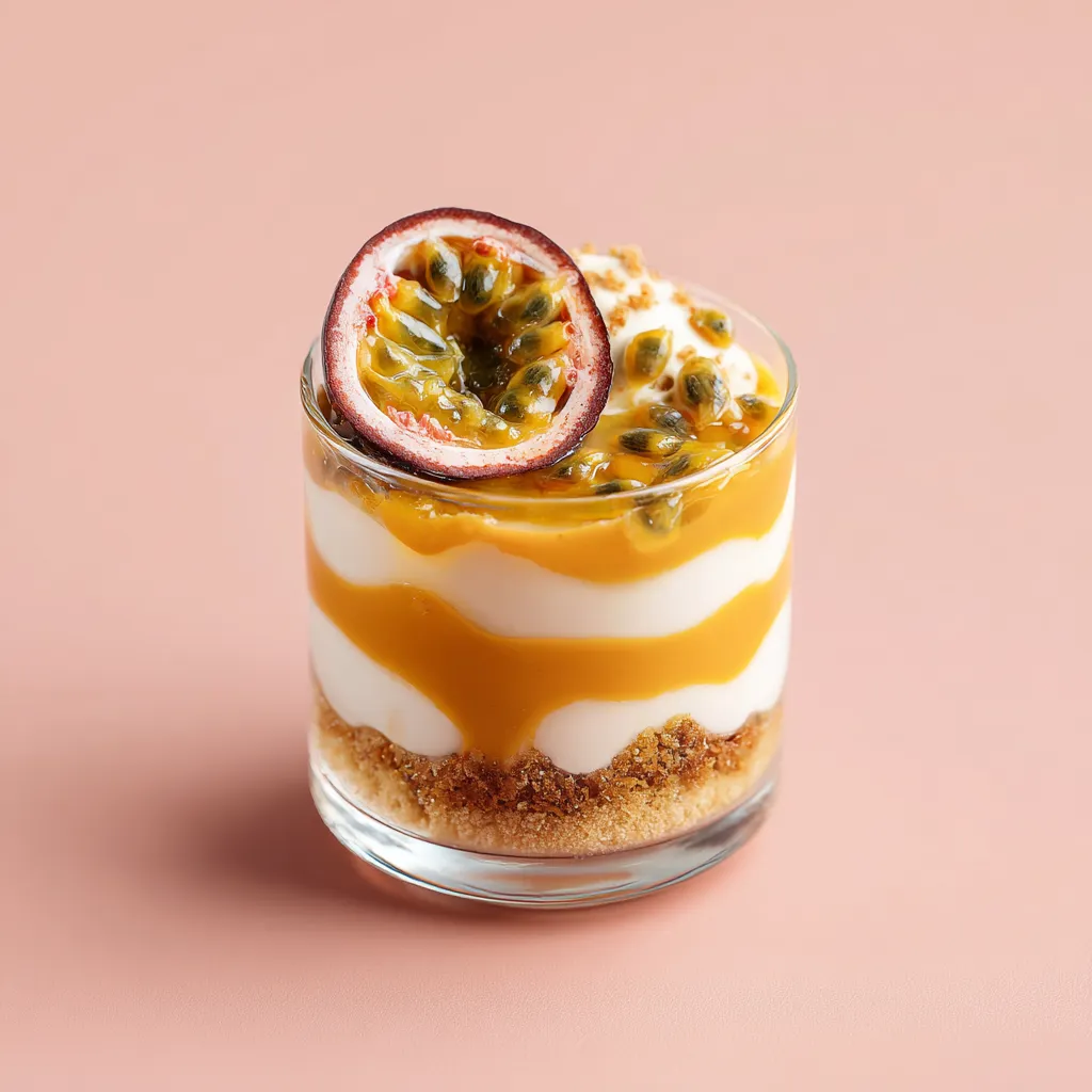 [8175] Verrine tiramisu aux fruits de la passion